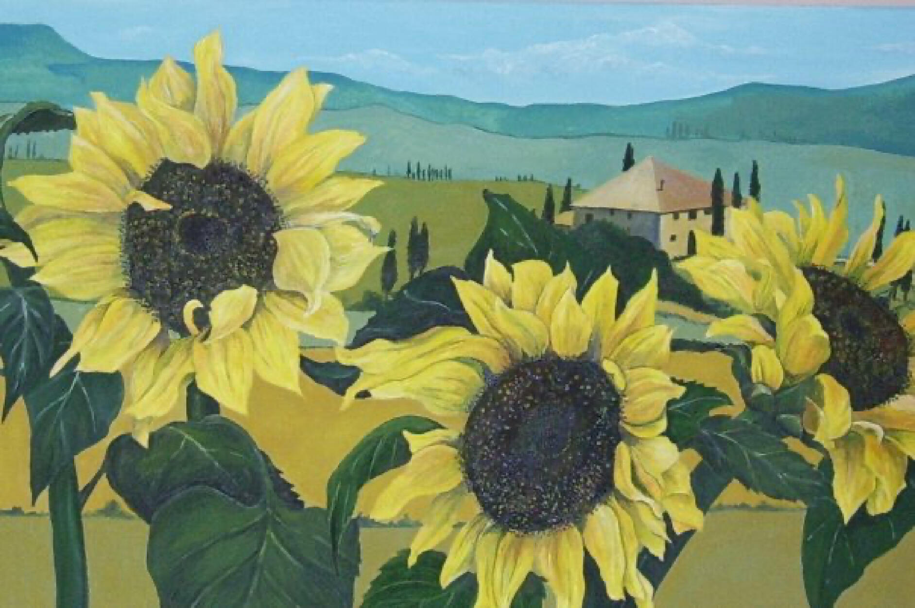 Sunflowers Landscape